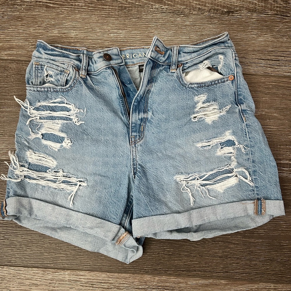 cute summer ripped jeans shorts